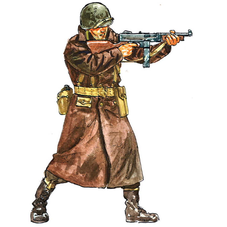 Italeri 1-6133 - ITALERI 1/72 US-INFANTERIE ZWEITER WELTKRIEG (WINTERUNIFORM)