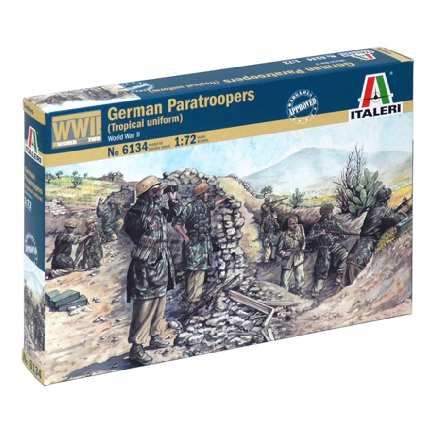 Italeri 1-6134 - ITALERI 1/72 2. WK DEUTSCHE FALLSCHIRMJÄGER (TROPEN)