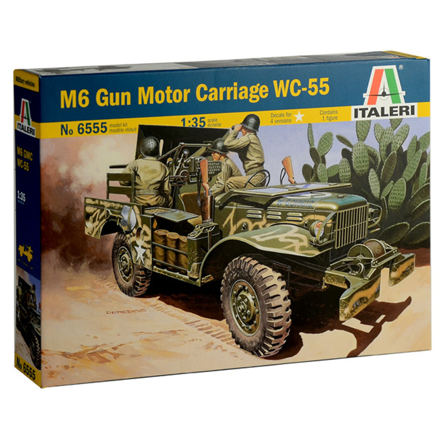 Italeri 1-6555 - ITALERI 1/35**M6 GUN MOTOR CARRIAGE WC-55