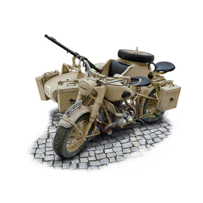 ITALERI 1/9 BMW R75 WITH SIDECAR