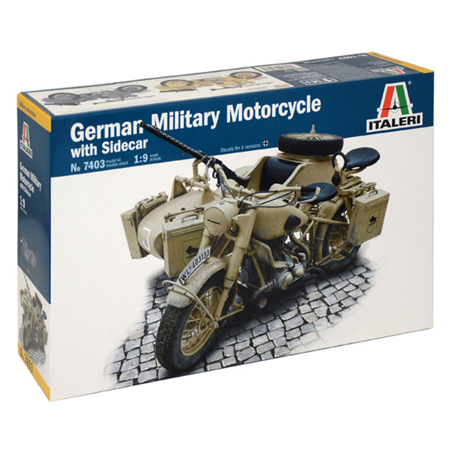 ITALERI 1/9 BMW R75 WITH SIDECAR
