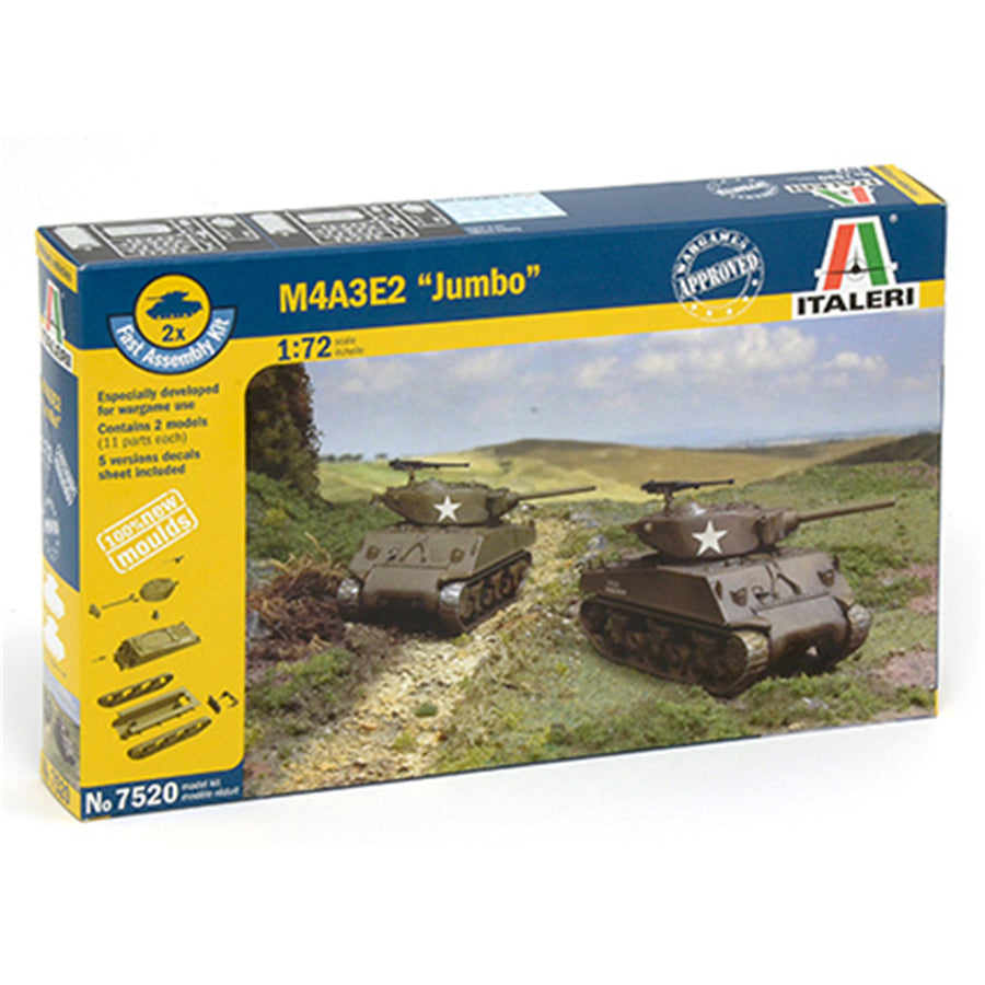ITALERI 1/72 M4A3E2 JUMBO