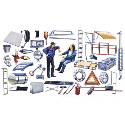 Italeri 1-764 - ITALERI 1/24 TRUCK SHOP ACCESSORIES