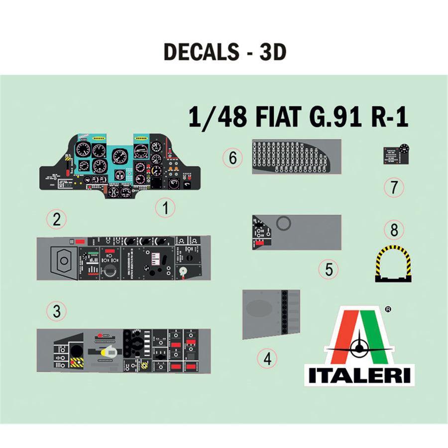 Italeri 1-92645 - ITALERI 1/48 G.91 R1/R3 "Gina"