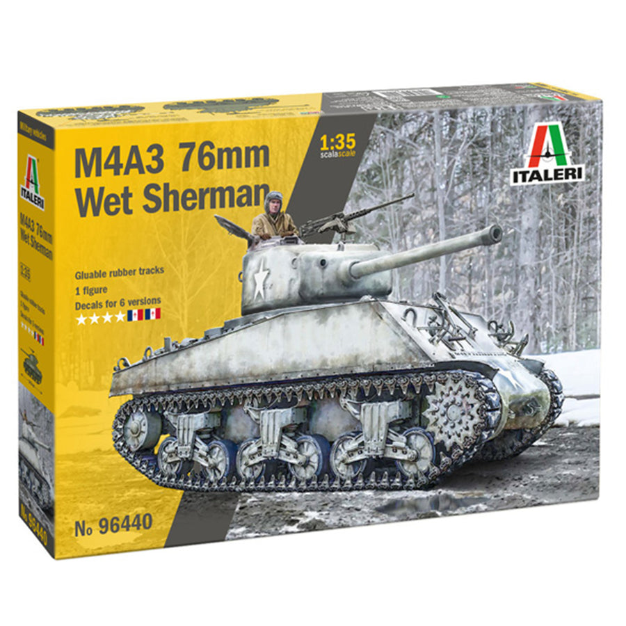 Italeri 1-96440 - ITALERI 1/35 Sherman M4A3 Wet