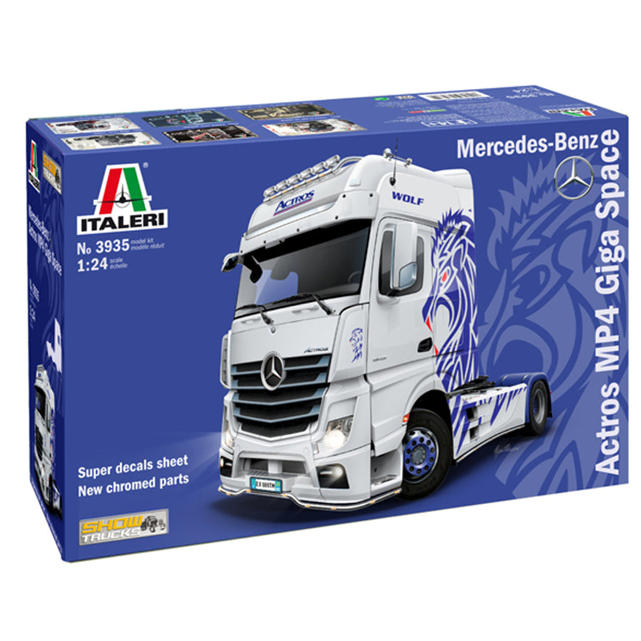 Italeri 1-3935 - ITALERI 1/24**M.B. ACTROS MP4 GIGA SPACE SHOW