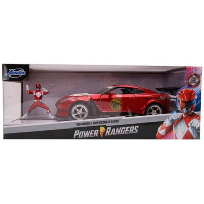 Jada JA31908 - JADA 1/24 HWR '09NISSAN GT-R W/RED RANGER