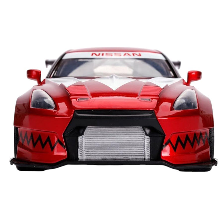 Jada JA31908 - JADA 1/24 HWR '09NISSAN GT-R W/RED RANGER