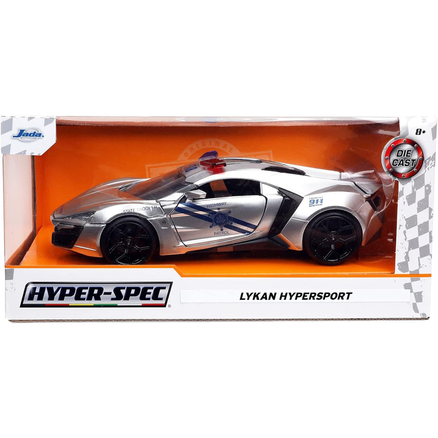 Jada JA32927 - JADA 1/24 LYKAN HYPERSPORT HIGHWAY PATROL