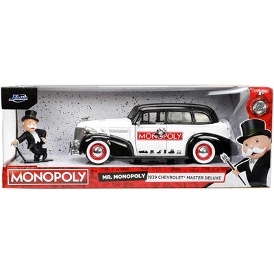 Jada JA33230 - JADA 1/24 MR MONOPOLY MIT CHEVY MASTER DELUXE