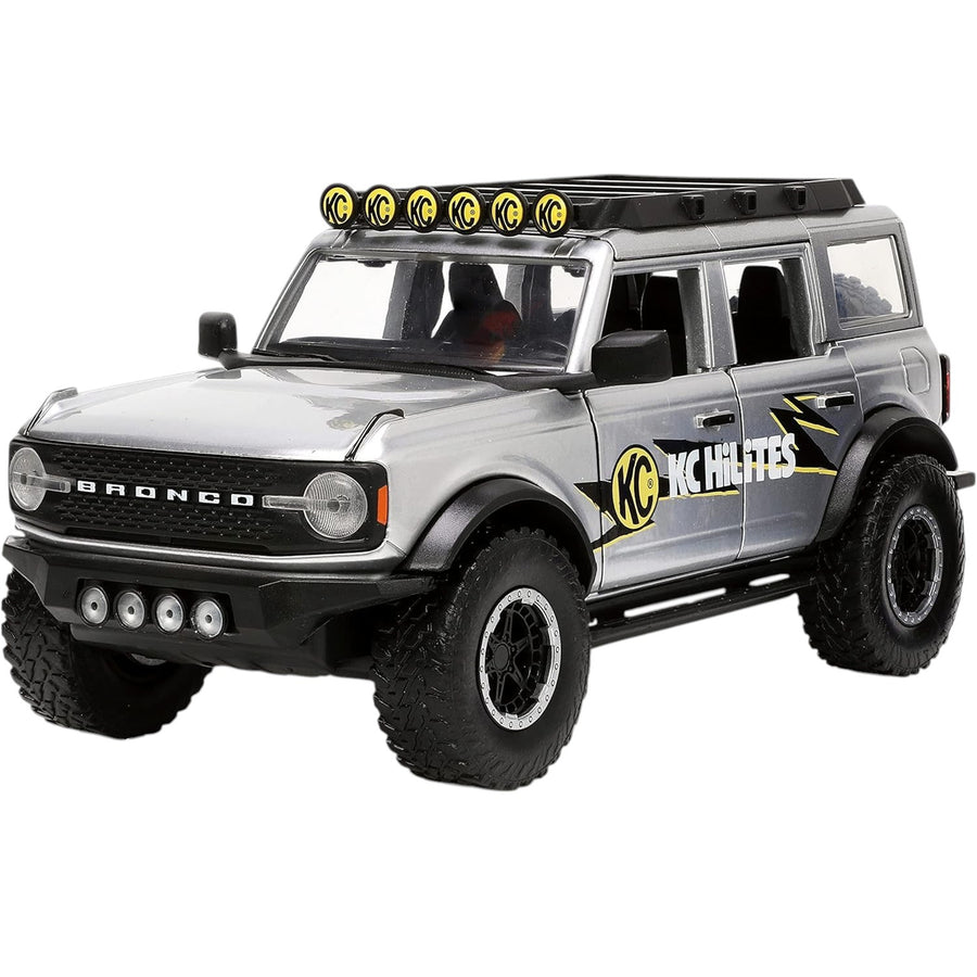 Jada JA33852 - JADA 1/24 JT '21 FORD BRONCO MIT DACHGEPÄCKTRÄGER