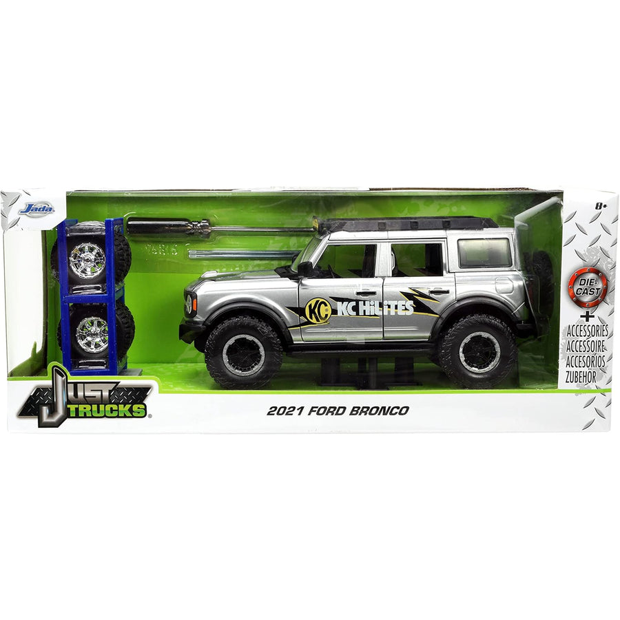 Jada JA33852 - JADA 1/24 JT '21 FORD BRONCO MIT DACHGEPÄCKTRÄGER