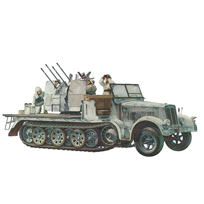 Tamiya 35050 - TAMIYA 1/35 GERMAN SD.KFZ 7/1 8-TON 1/2TRACK W/AA