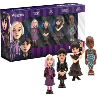 MINIX COLLECTABLES MINIX-14781 - MINIX: WEDNESDAY 7CM 4ER-PACK