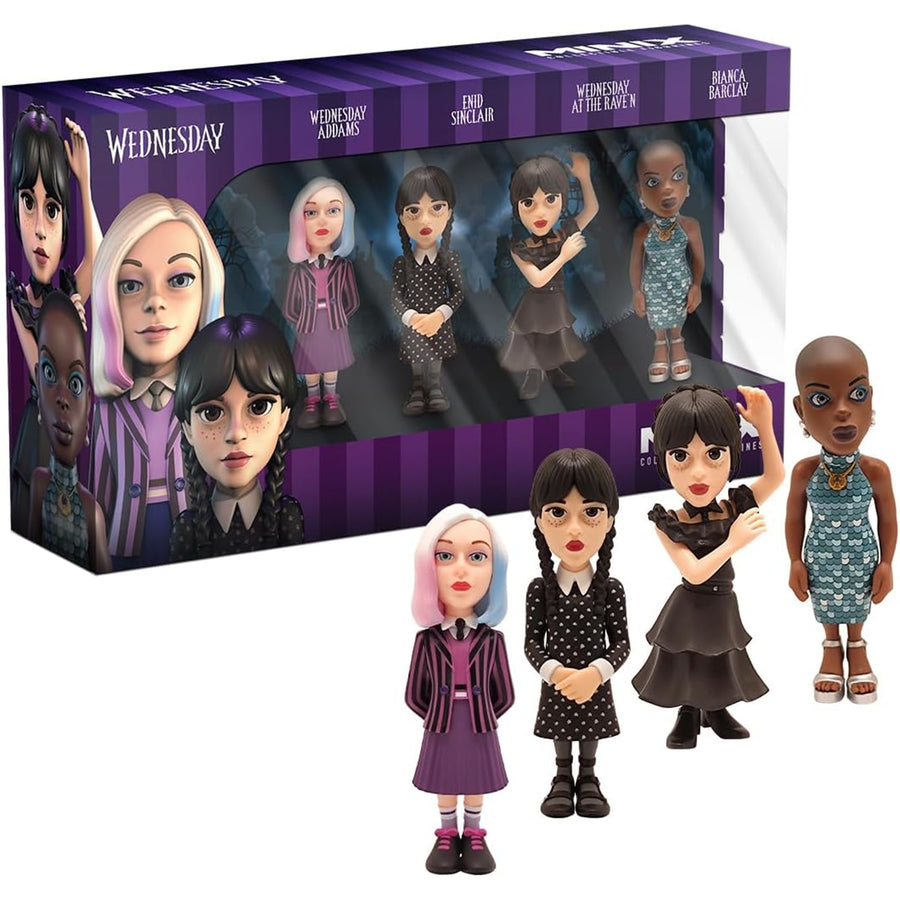 MINIX COLLECTABLES MINIX-14781 - MINIX: WEDNESDAY 7CM 4ER-PACK