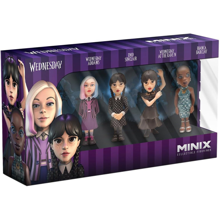 MINIX COLLECTABLES MINIX-14781 - MINIX: WEDNESDAY 7CM 4ER-PACK