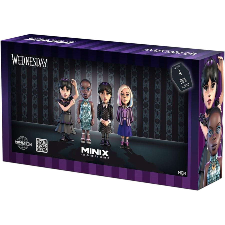 MINIX COLLECTABLES MINIX-14781 - MINIX: WEDNESDAY 7CM 4ER-PACK
