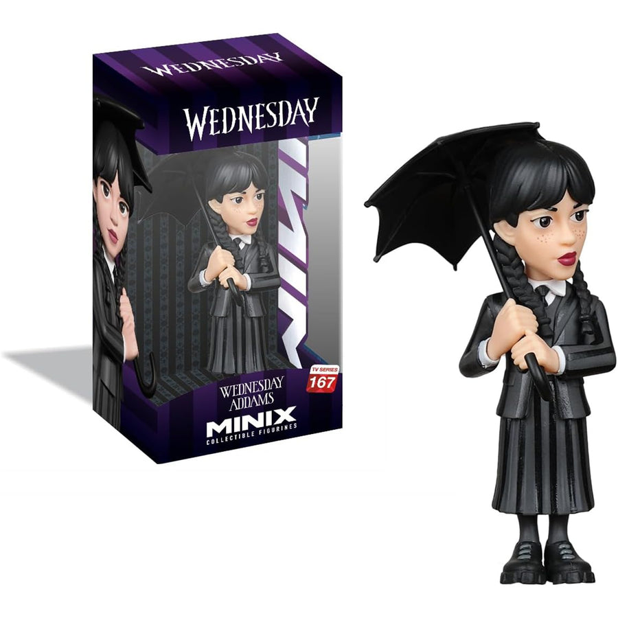 MINIX COLLECTABLES MINIX-20805 - MINIX: WEDNESDAY ADDAMS (REGENSCHIRM)