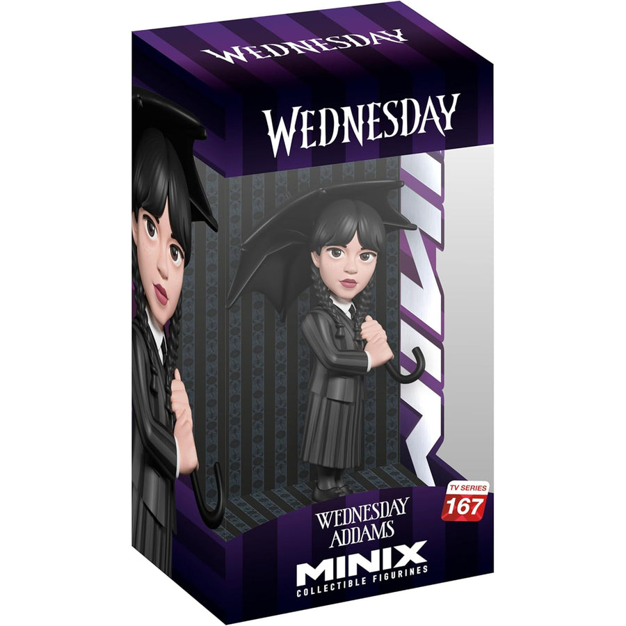 MINIX COLLECTABLES MINIX-20805 - MINIX: WEDNESDAY ADDAMS (REGENSCHIRM)