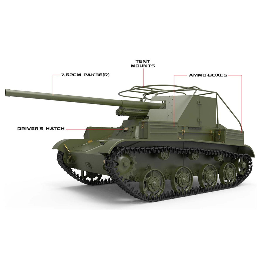 MINIART 1/35 ROMANIAN T-60 TANK DESTROYER W/INT