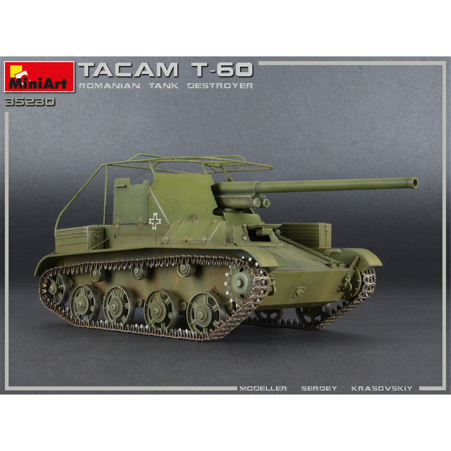 Miniart 2-35230 - MINIART 1/35 ROMANIAN T-60 TANK DESTROYER W/INT