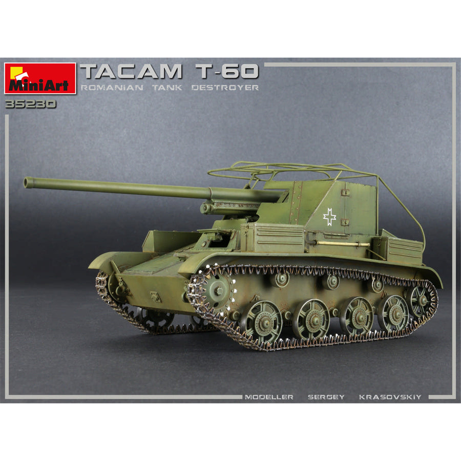 Miniart 2-35230 - MINIART 1/35 ROMANIAN T-60 TANK DESTROYER W/INT