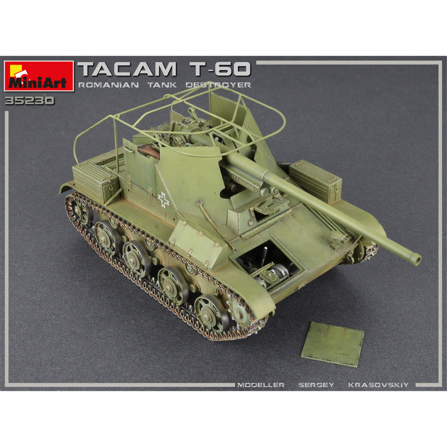 Miniart 2-35230 - MINIART 1/35 ROMANIAN T-60 TANK DESTROYER W/INT