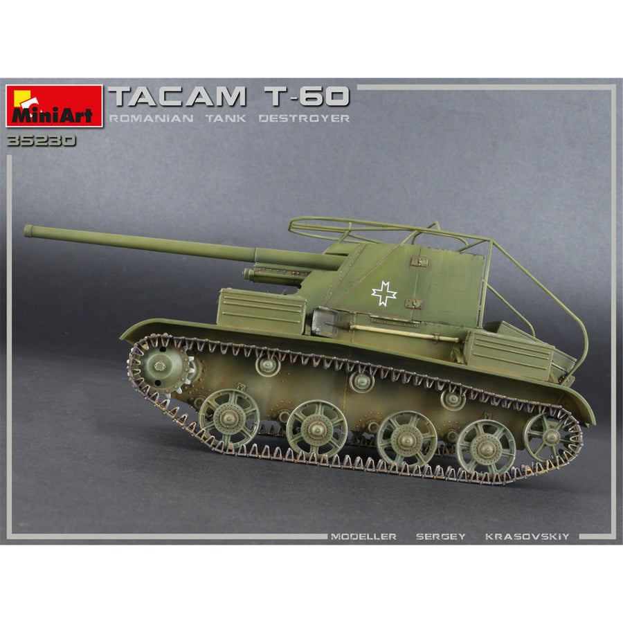 Miniart 2-35230 - MINIART 1/35 ROMANIAN T-60 TANK DESTROYER W/INT