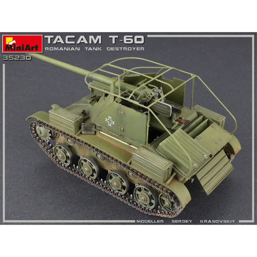Miniart 2-35230 - MINIART 1/35 ROMANIAN T-60 TANK DESTROYER W/INT