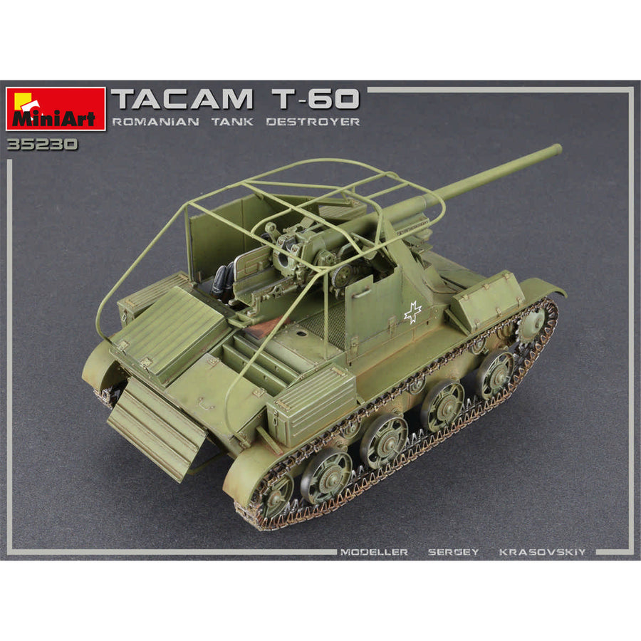 Miniart 2-35230 - MINIART 1/35 ROMANIAN T-60 TANK DESTROYER W/INT