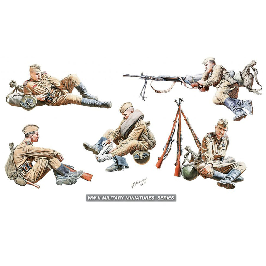 Miniart 2-35233 - MINIART 1/35 SOWJETISCHE INFANTERIE BEI EINER PAUSE