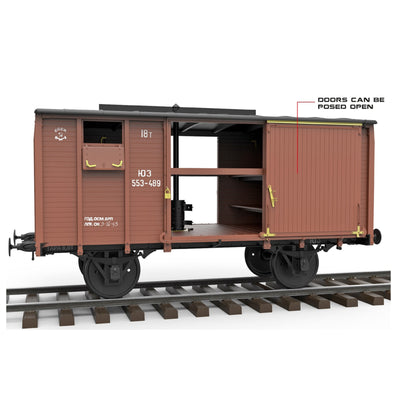 Miniart 2-35300 - MINIART 1/35 SOVIET RAILWAY WAGON "TEPLUSHKA"