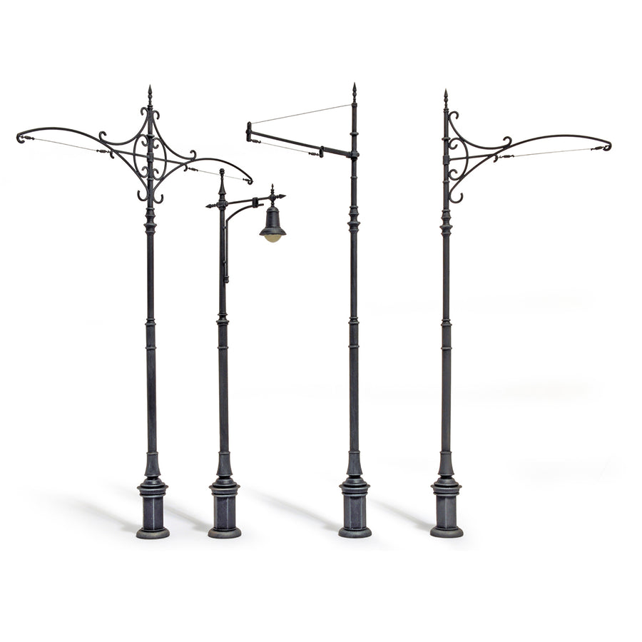 Miniart 2-35523 - MINIART 1/35 TRAM SUPPORTS & STREET LAMPS