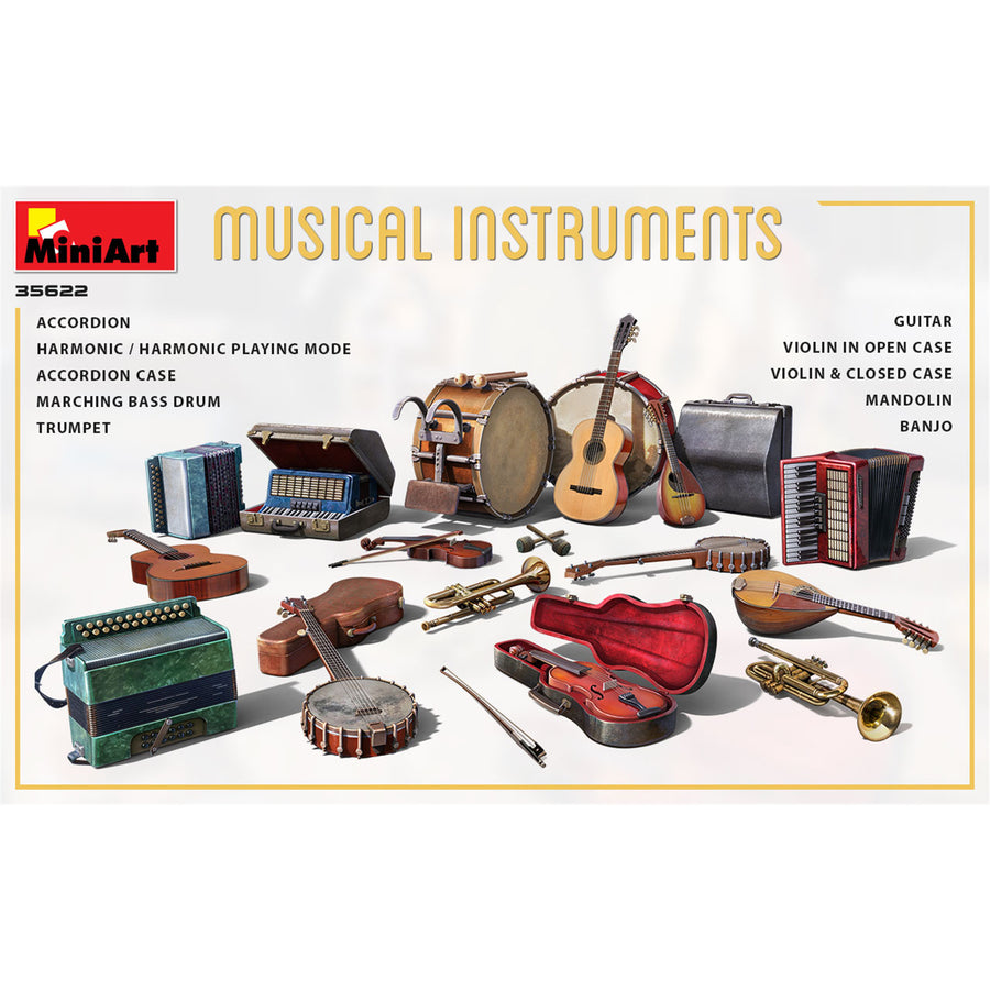MINIART 1/35 MUSICAL INSTRUMENTS