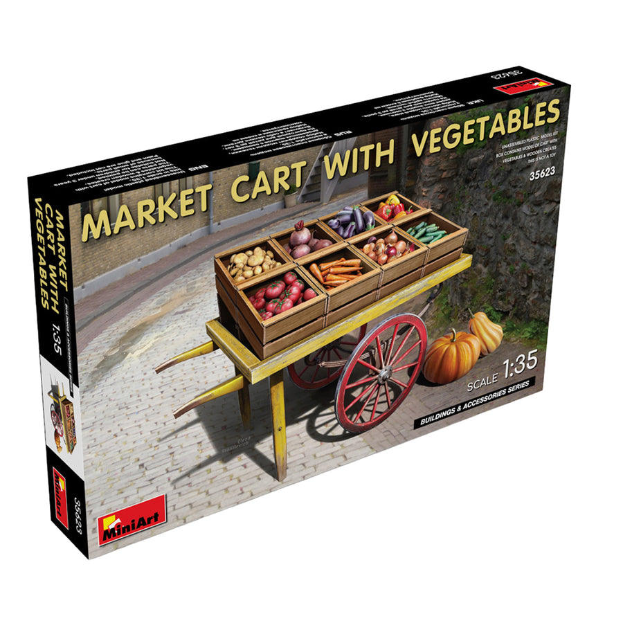 Miniart 2-35623 - MINIART 1/35 MARKET CART W/VEGES
