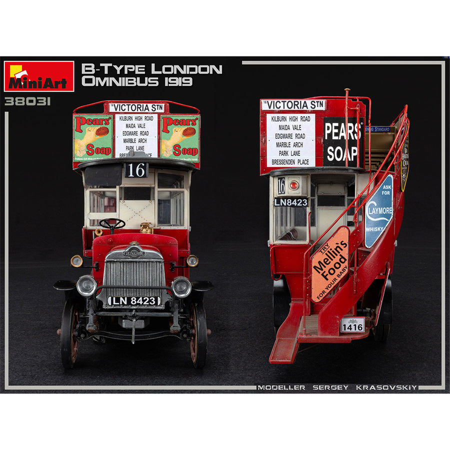 Miniart 2-38031 - MINIART 1/35 B-TYPE LONDON OMNIBUS 1919