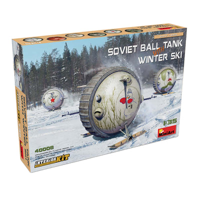 Miniart 2-40008 - MINIART 1/35 SOWJETISCHER KUGELPANZER MIT SKI & INTERIEUR