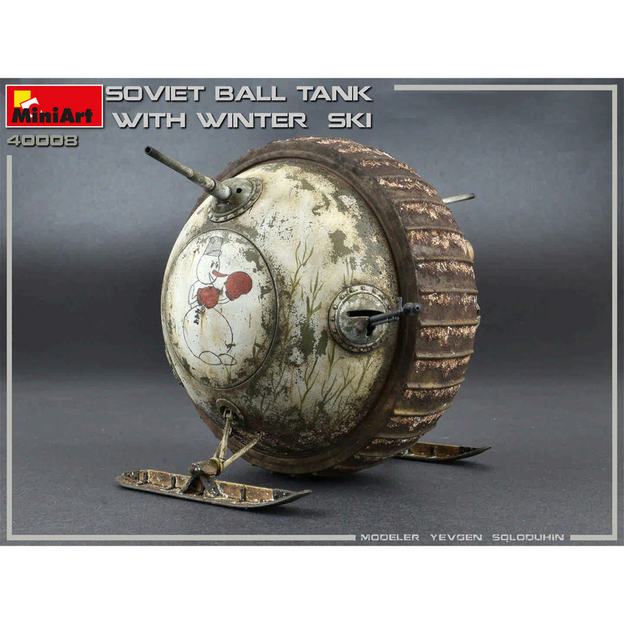 Miniart 2-40008 - MINIART 1/35 SOVIET BALL-TANK W/SKI & INT KIT