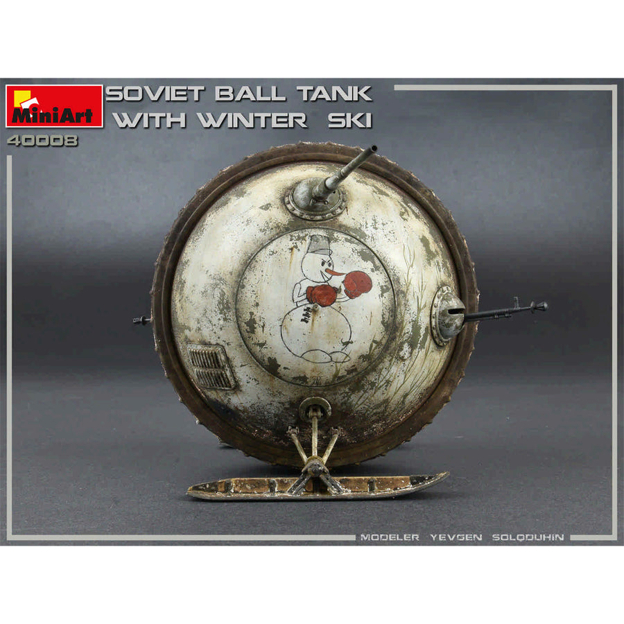 Miniart 2-40008 - MINIART 1/35 SOVIET BALL-TANK W/SKI & INT KIT