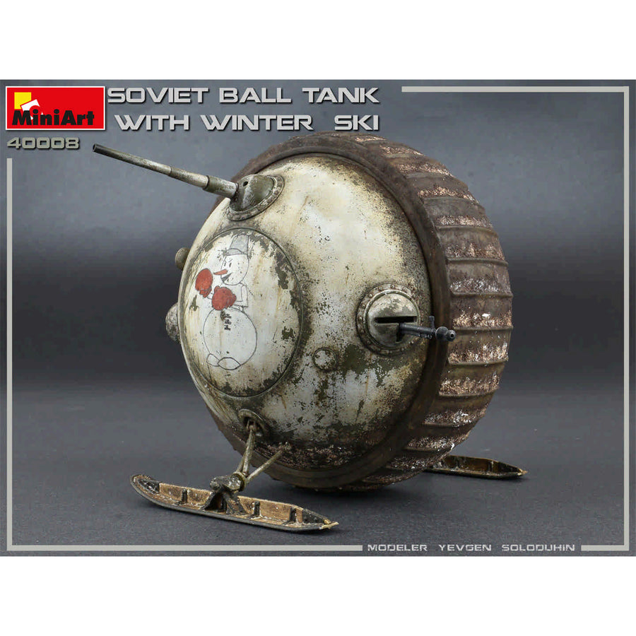 Miniart 2-40008 - MINIART 1/35 SOVIET BALL-TANK W/SKI & INT KIT