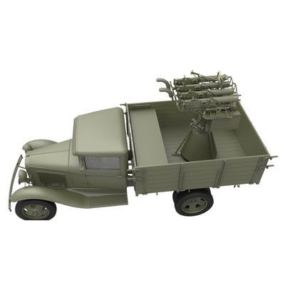 Miniart 2-35186 - MINIART 1/35 SOWJETISCHER 1.5t LKW MIT MAXIM M-4 MG