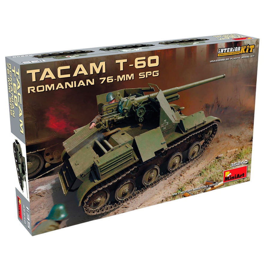Miniart 2-35240 - MINIART 1/35 ROMANIAN 76MM SPG TACAM T-60