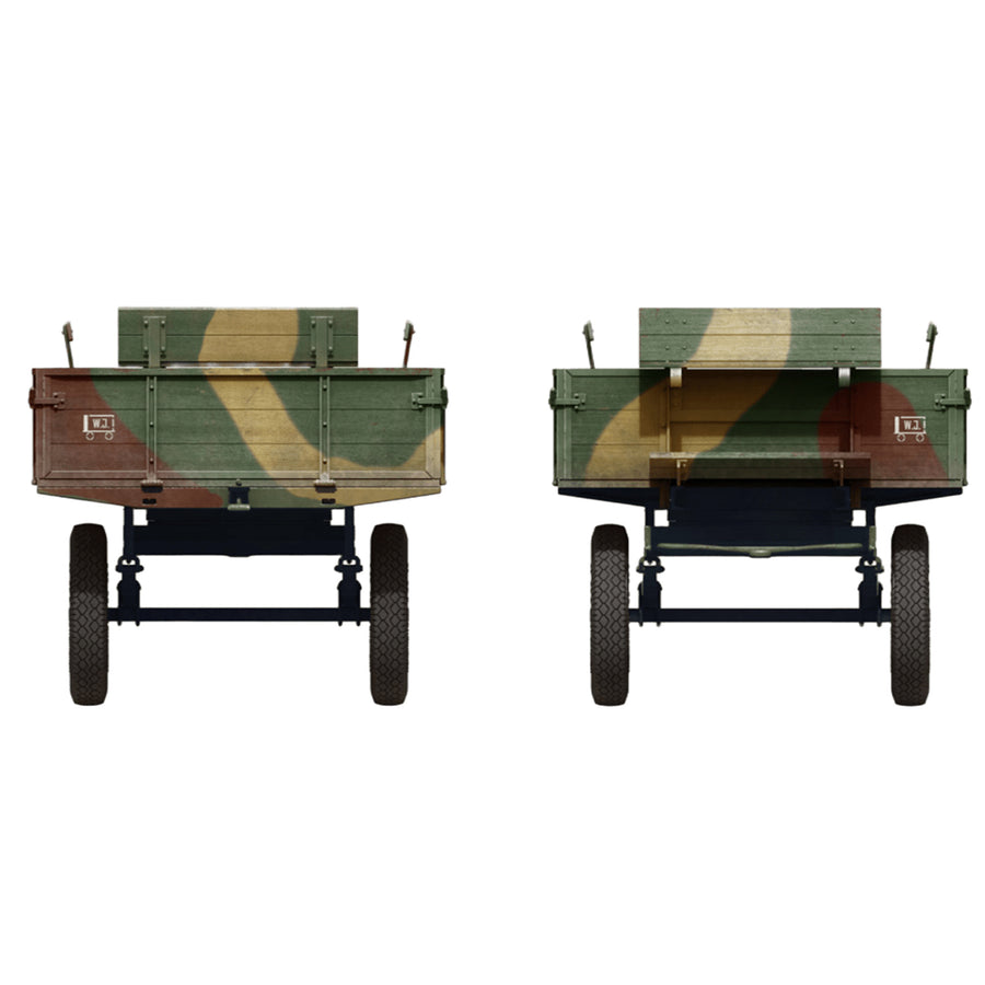 Miniart 2-35320 - MINIART 1/35 DEUTSCHER LASTENANHÄNGER