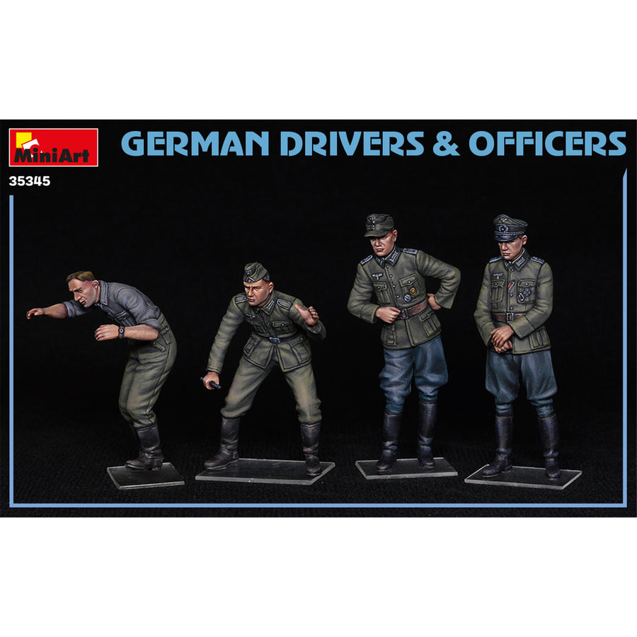 Miniart 2-35345 - MINIART 1/35 GERMAN DRIVERS & OFFICERS