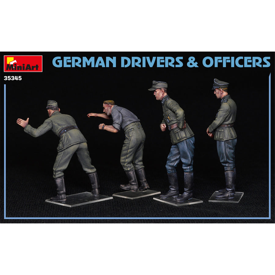 Miniart 2-35345 - MINIART 1/35 GERMAN DRIVERS & OFFICERS