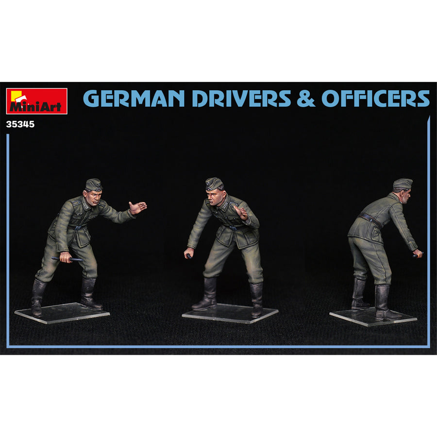Miniart 2-35345 - MINIART 1/35 GERMAN DRIVERS & OFFICERS