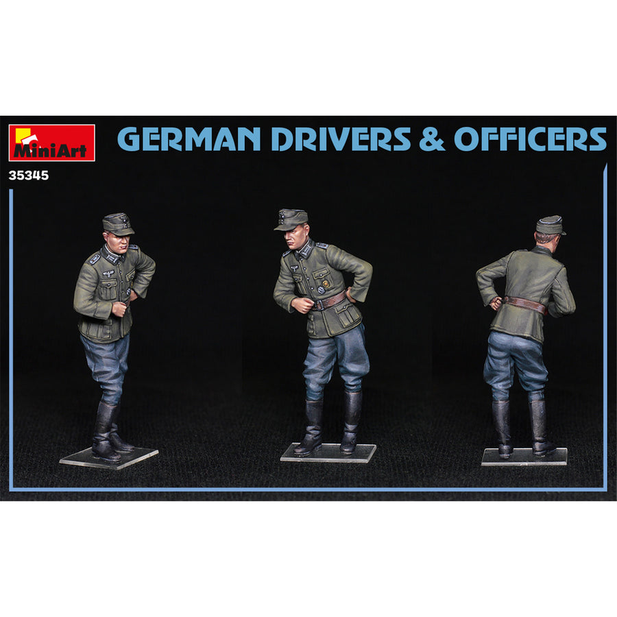 Miniart 2-35345 - MINIART 1/35 GERMAN DRIVERS & OFFICERS