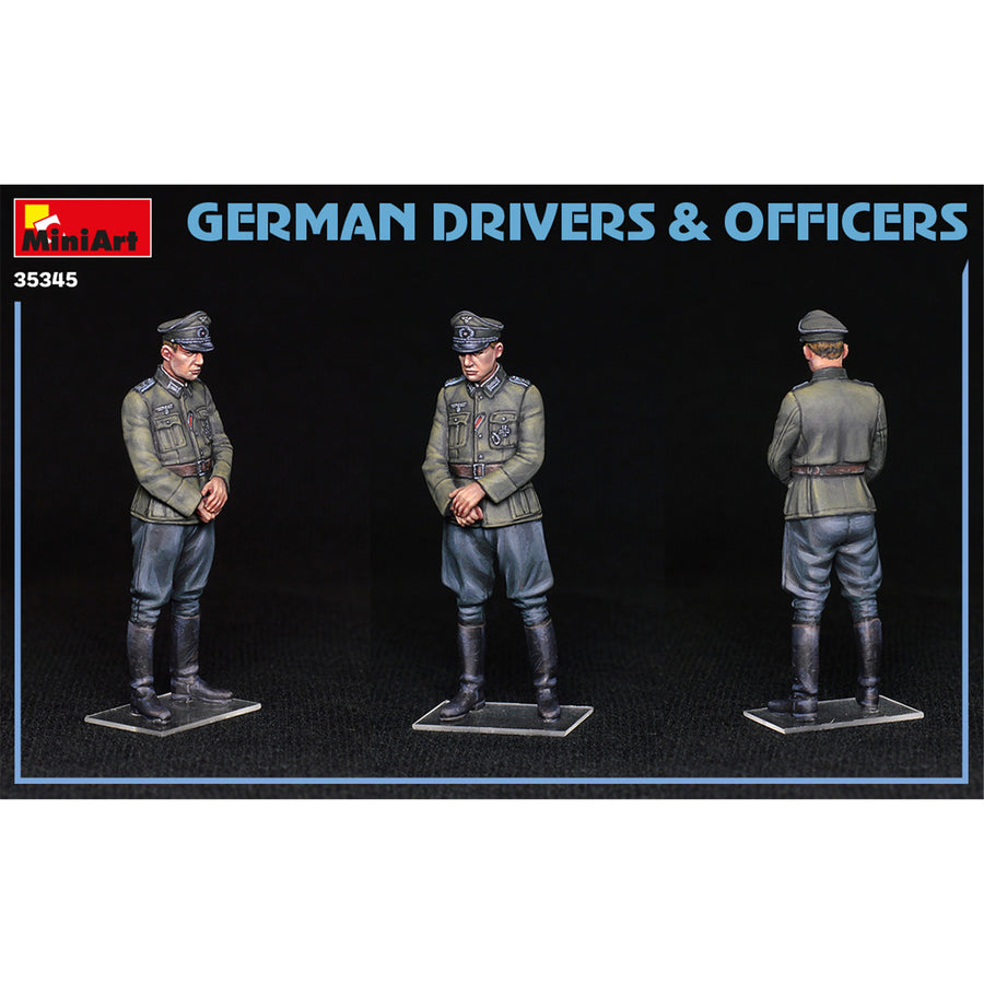 Miniart 2-35345 - MINIART 1/35 GERMAN DRIVERS & OFFICERS