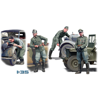 Miniart 2-35345 - MINIART 1:35 DEUTSCHE FAHRER & OFFIZIERE