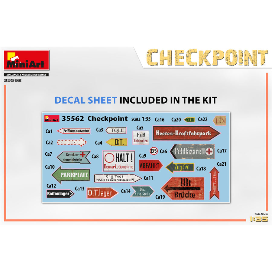 Miniart 2-35562 - MINIART 1/35 CHECKPOINT